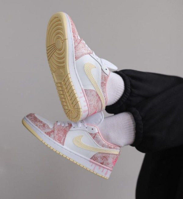 Jordan 1 low "Paint Drip"