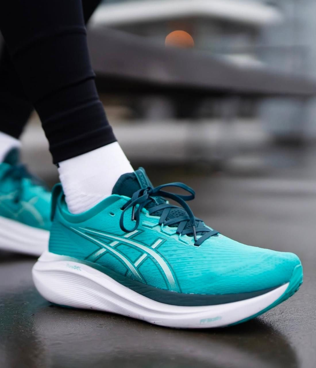 ASICS Gel-Nimbus 27 Wave Teal Saxon Green