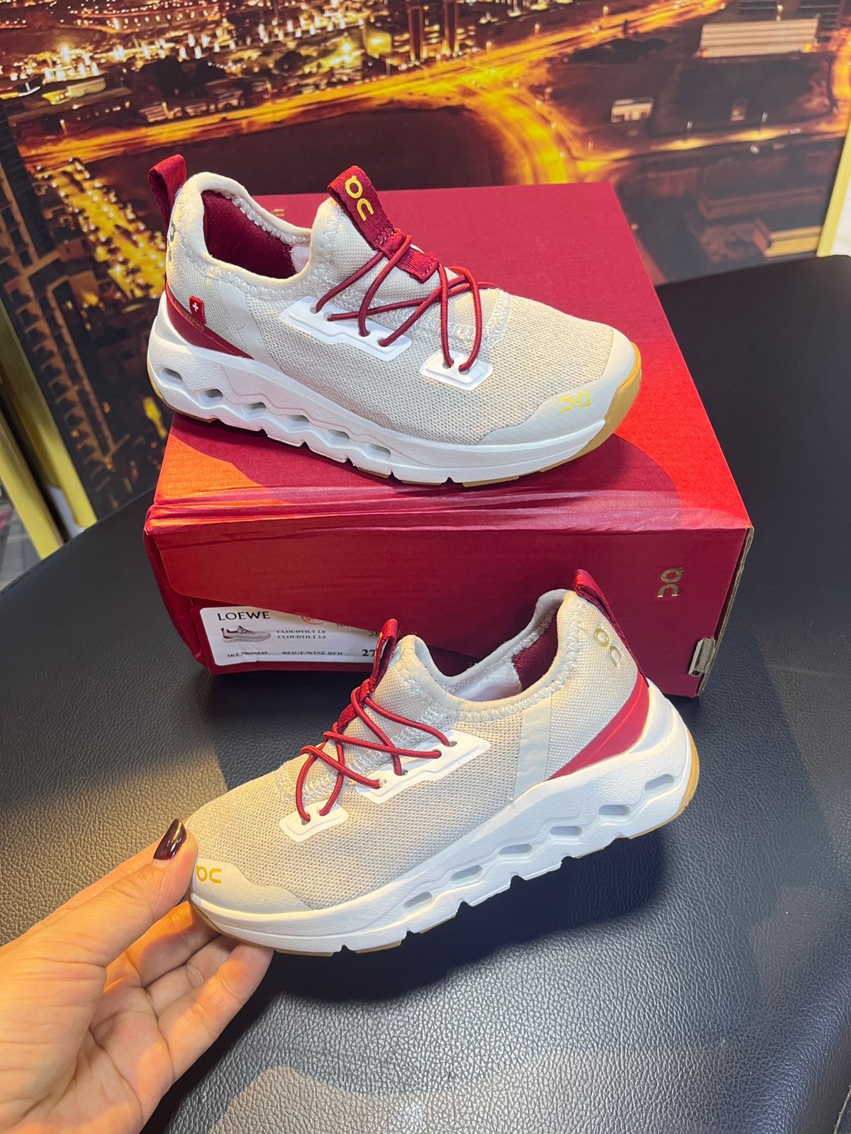 Loewe & ON cloud baby shoe