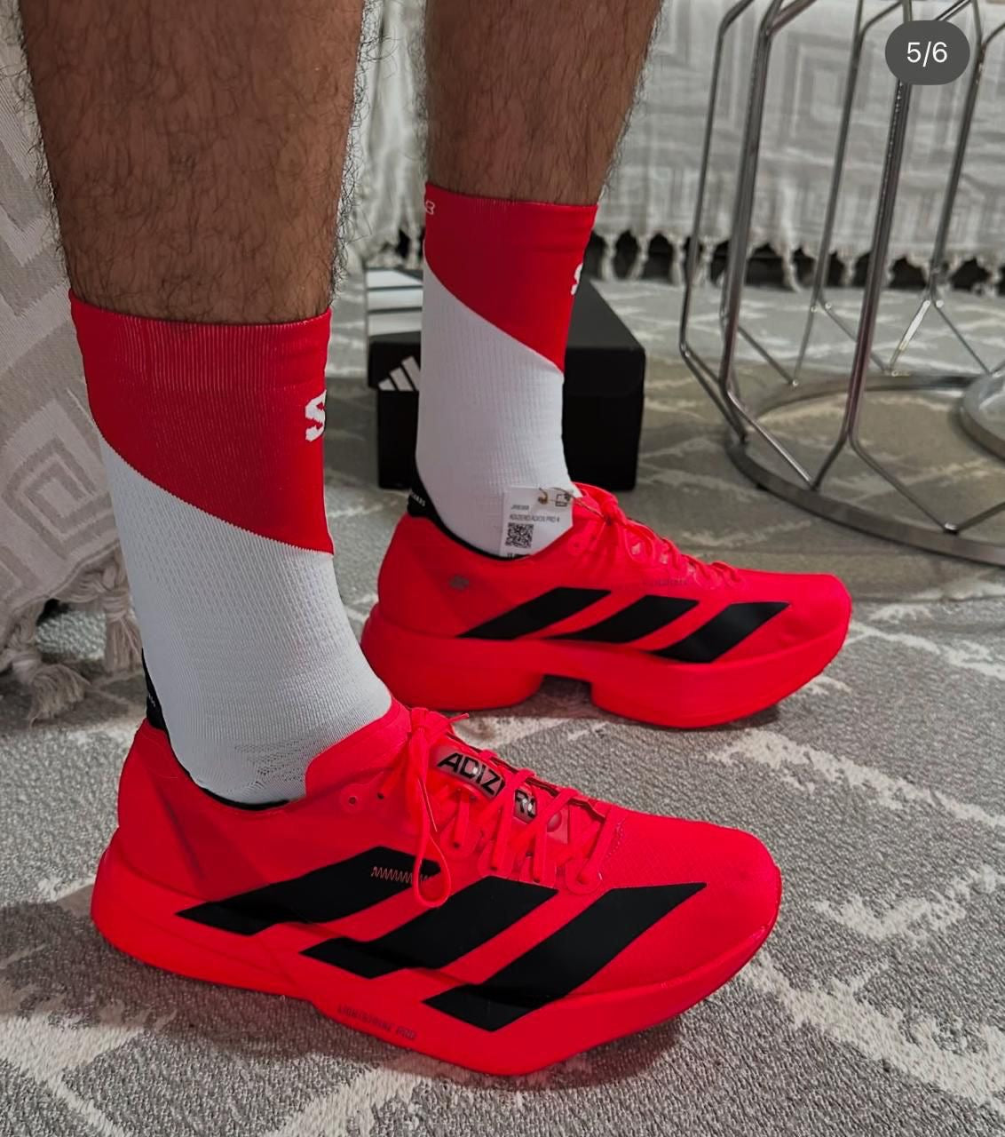 adidas Adizero Adios Pro 4 Lucid Red Black