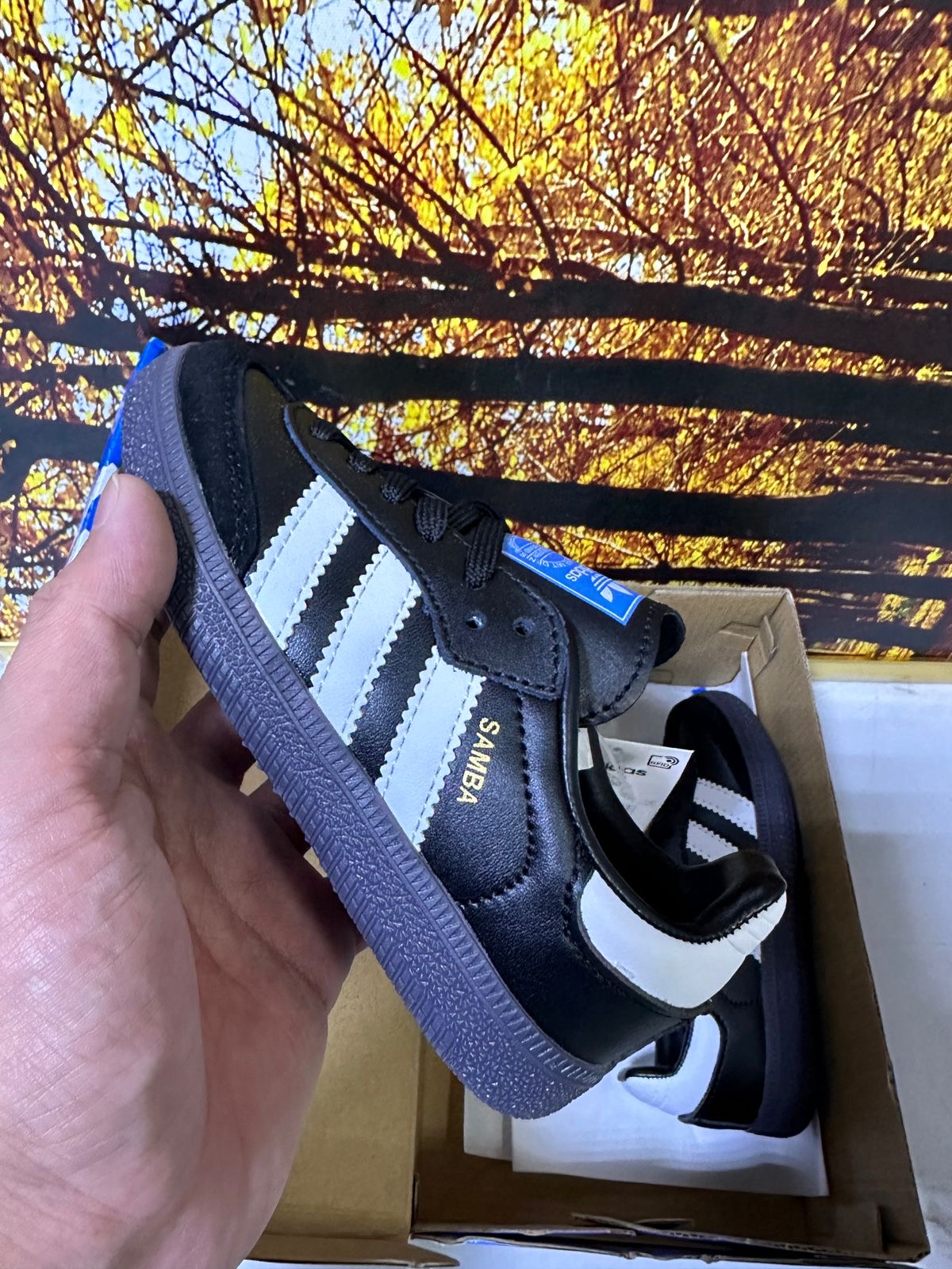 Adidas samba baby shoe series