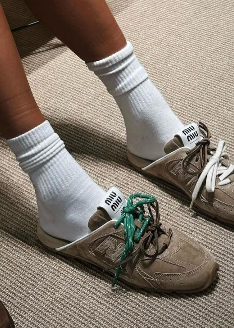 New Balance 530 SL Mule Miu Miu Ecru