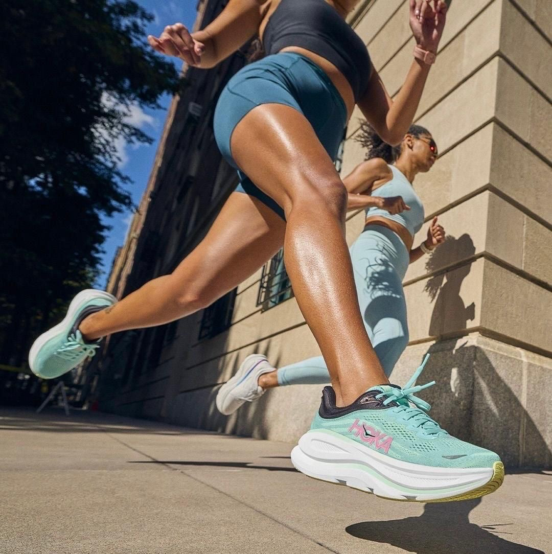 Hoka One One Bondi 9 Blue Spark Mint Fluorite