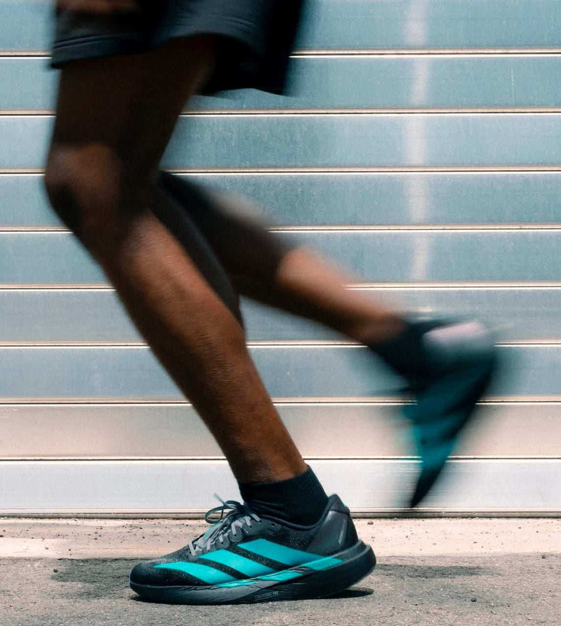 adidas Adizero Evo SL Black Pure Teal