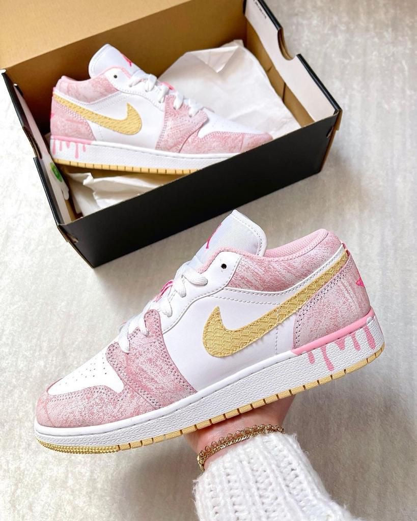 Jordan 1 low "Paint Drip"