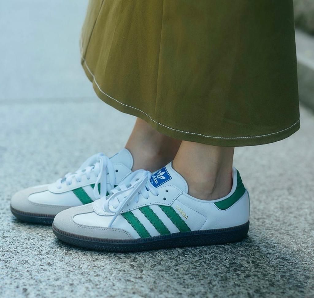 adidas Samba OG Footwear White Green