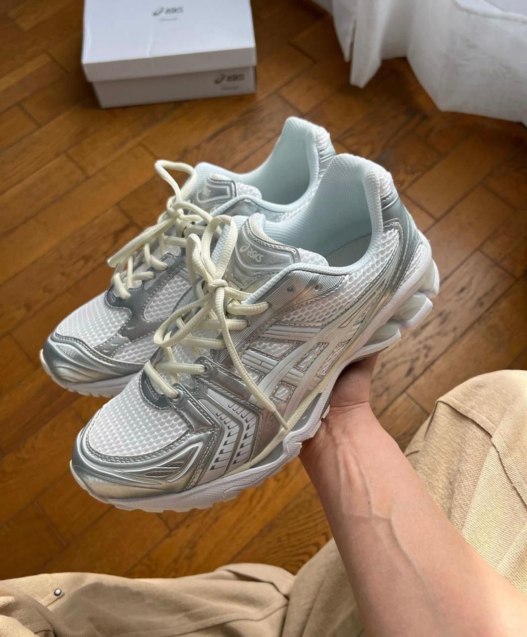 ASICS Gel-Kayano 14 JJJJound Silver White