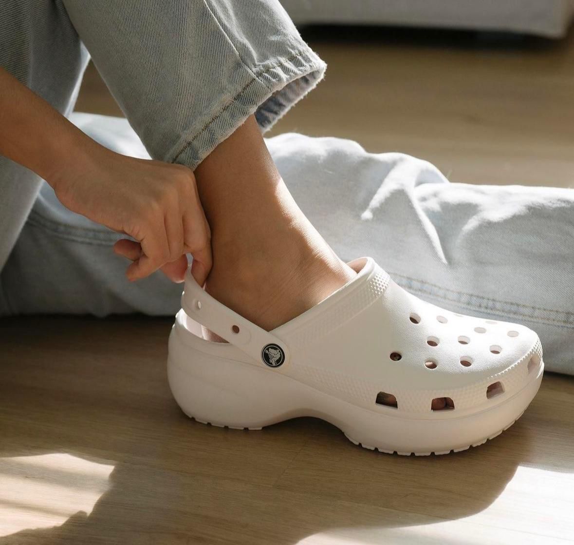 Crocs Classic Platform Clog white