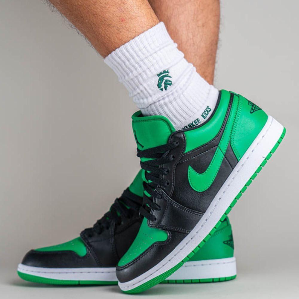 Jordan 1 Low Lucky Green