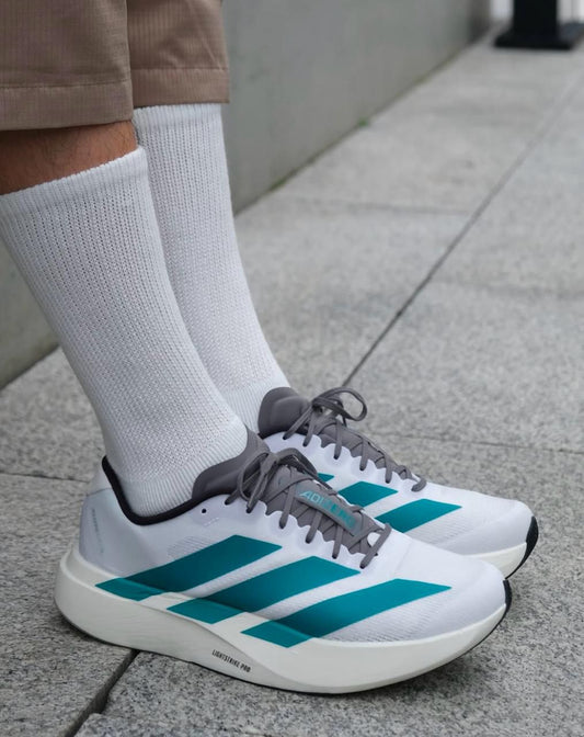 adidas Adizero Evo SL White Pure Teal