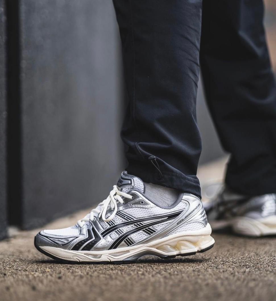 . ASICS Gel-Kayano 14 JJJJound Silver Black